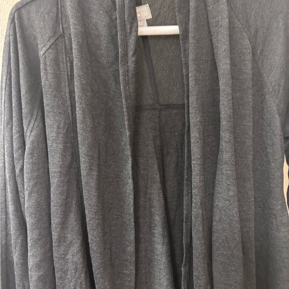 Converse Gray Knit Cardigan Sweater - Picture 2 of 4